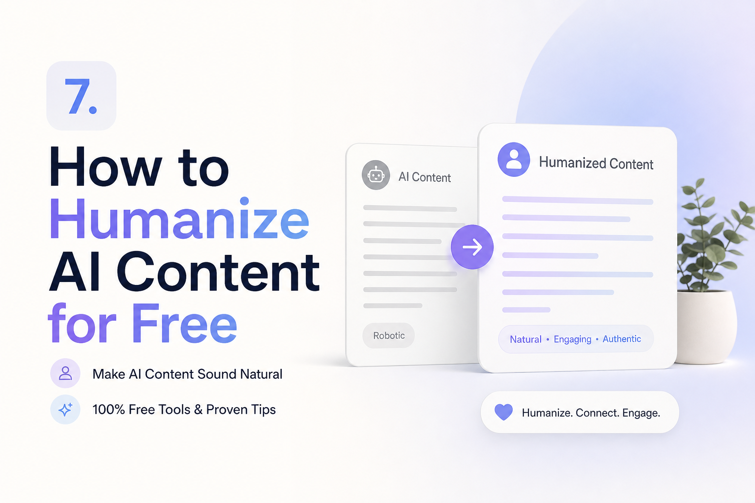 How to Humanize AI Content for Free