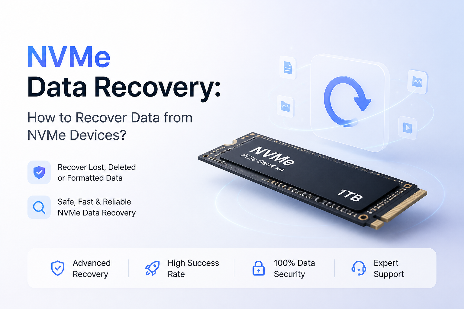 NVMe Data Recovery: How to Recover Data from NVMe Devices?