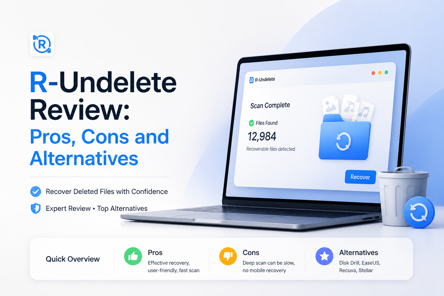 R-Undelete Review: Pros, Cons and Alternatives
