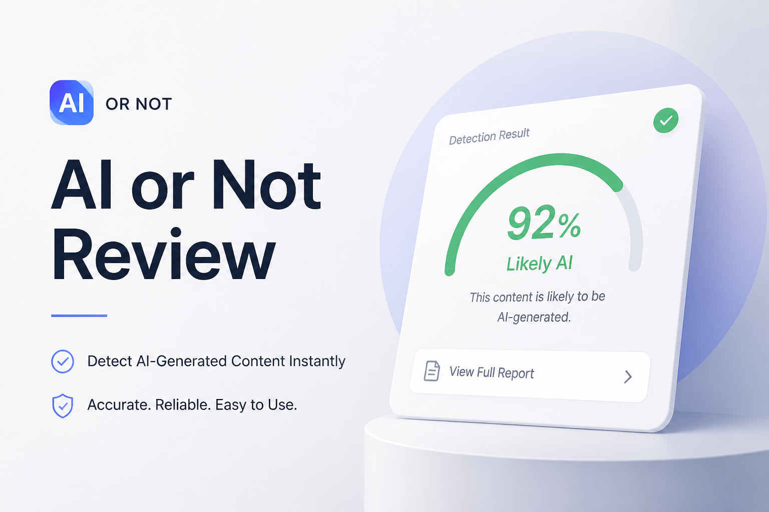 AI or Not Review